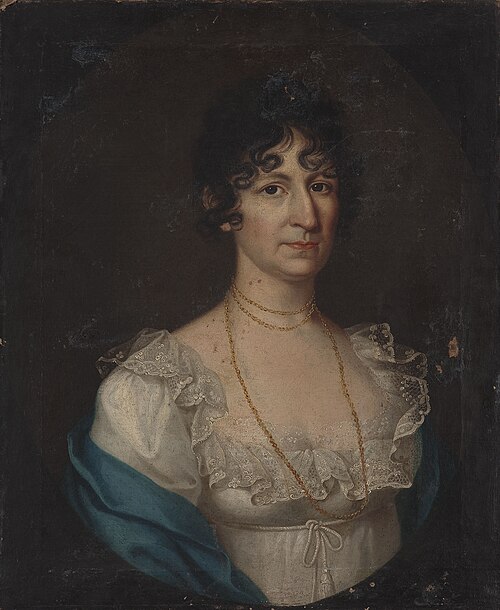 Portrait of a woman, 1812, Maciej Topolski