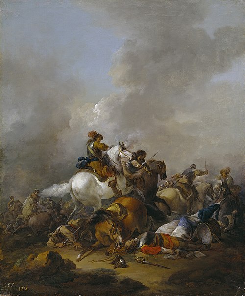 Combat de cavalerie, 1601, Herman Lin