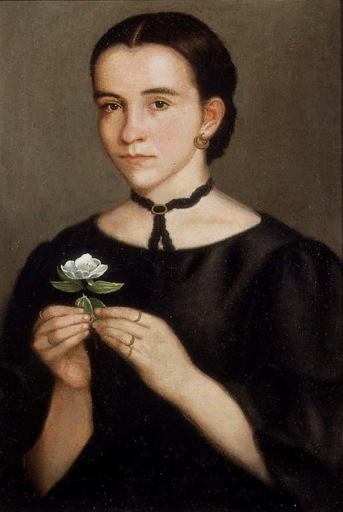 Retrato de Dolores Hoyos, 1864, Hermenegildo Bustos