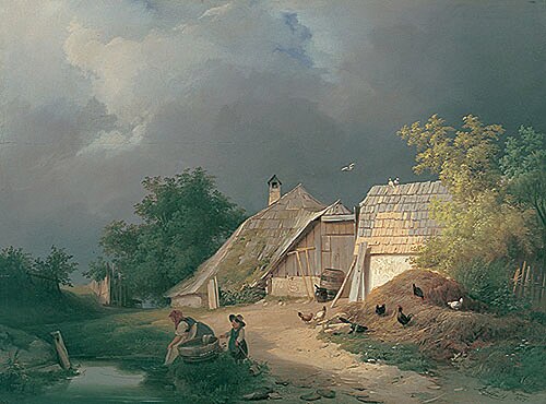 Before the Thundestorm, 1847, Ignaz Raffalt