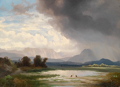 Karawankenlandschaft, 1857, Ignaz Raffalt