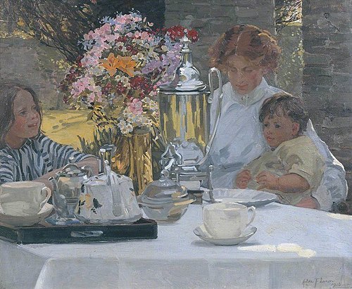 The Tea Party, 1916, Hilda Fearon