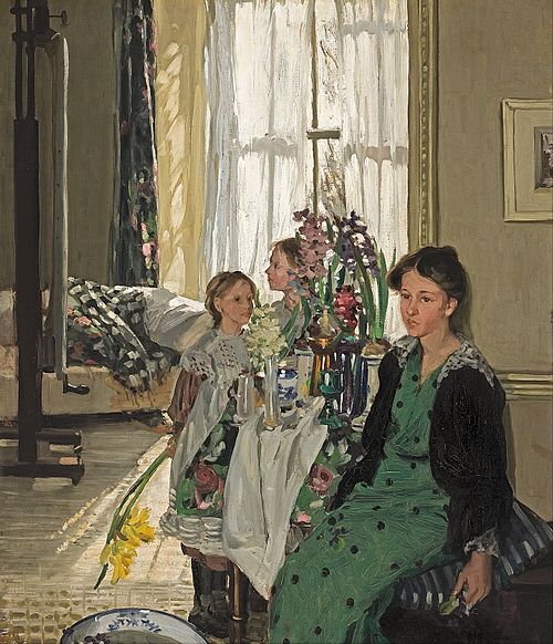 Studio interior, 1914, Hilda Fearon