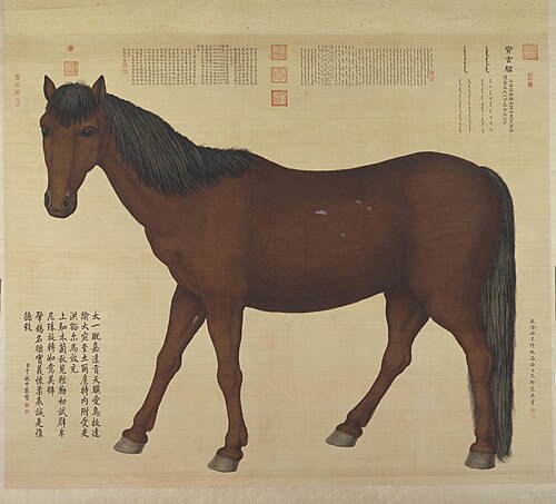 宝吉骝图轴, , Ignatius Sichelbart