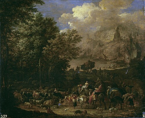 Le voyage de Jacob, 1700, Jan Baptist van der Meiren