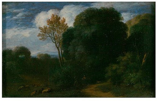 Landscape with Figures and Cattle, 1707, Jan Baptist van der Meiren