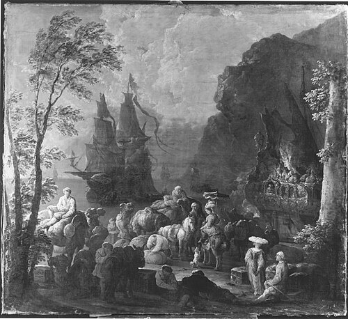 Imaginary Harbour, 1686, Jan Baptist van der Meiren