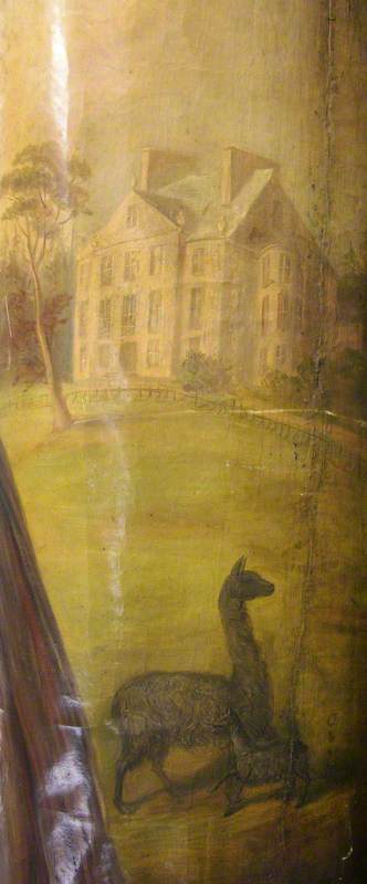 Alexander Gartshore Stirling of Craigbarnet Returning from Shooting (detail), 1850, Julius Jacob