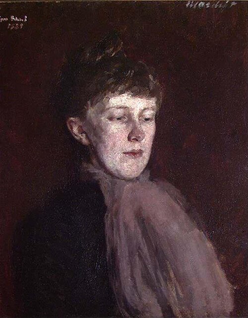 Portrait of Sara Scheel, 1889, Signe Scheel