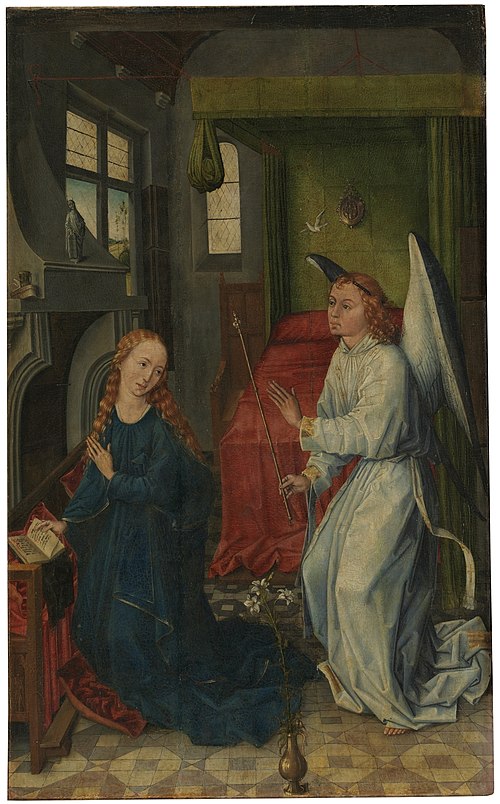 L'Annonciation, 1470, Master of Sopetrán