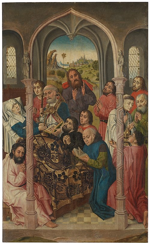 The Death of the Virgin, 1470, Master of Sopetrán
