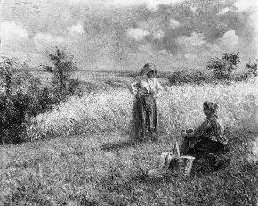 Les moissonneuses, 1880, Victor Vignon