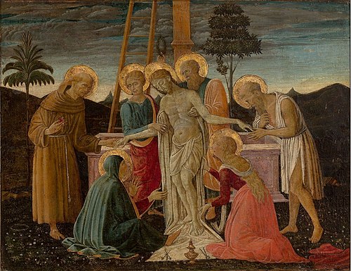 The entombment, 1447, Maître des Argonautes