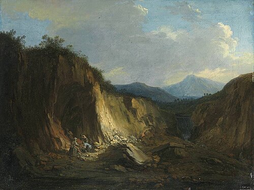 Steinbruch, 1745, Philipp Hieronymus Brinckmann