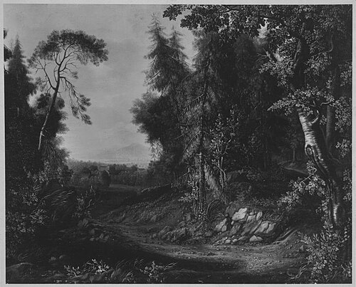 Waldlandschaft, 1734, Philipp Hieronymus Brinckmann