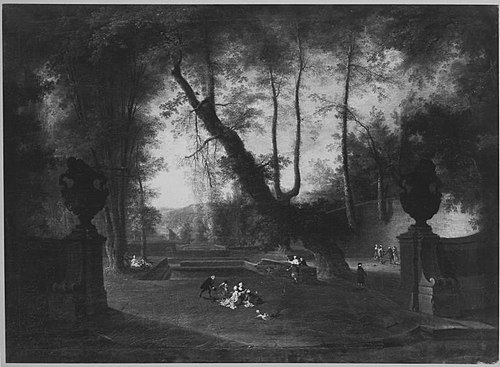 Der Wolfsbrunnen bei Heidelberg, 1734, Philipp Hieronymus Brinckmann
