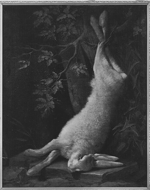 Dead hare, 1750, Philipp Hieronymus Brinckmann