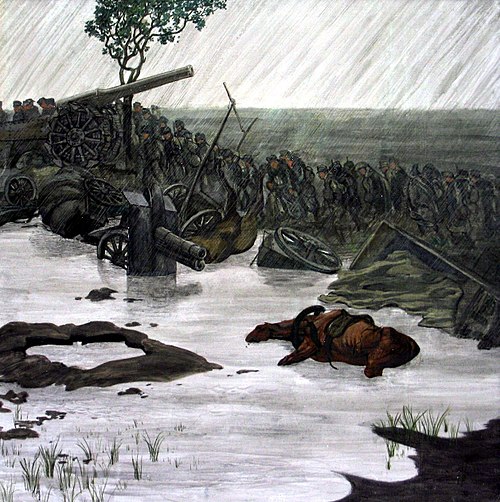 Nach dem Durchbruch am Tagliamento, 1918, Alfred Basel