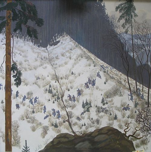 Kämpfe in den Karpaten, 1915, Alfred Basel