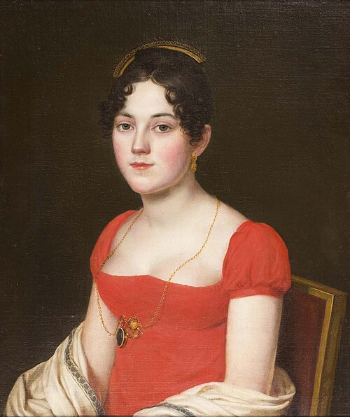 Portrait of Mary Scott Swann, 1816, John Vanderlyn