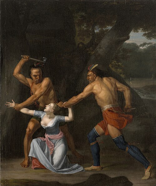 The Murder of Jane McCrea, 1804, John Vanderlyn