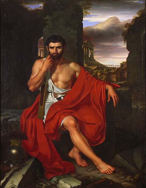 Caius Marius Amid the Ruins of Carthage, 1807, John Vanderlyn