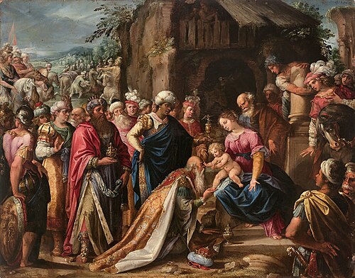Anbetung der Könige, 1613, Pietro de Lignis