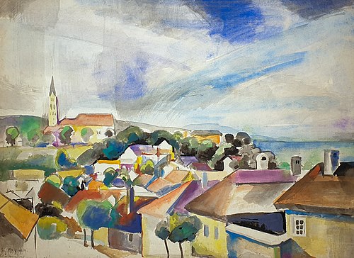 Carmelite church in Keszthely, 1932, Károly Patkó
