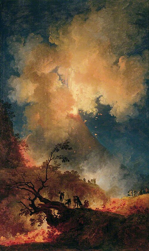 Vesuvius Erupting at Night, , Pierre-Jacques Volaire