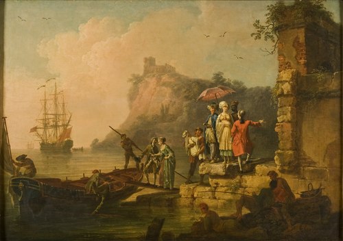Company Embarking on a Launch, , Pierre-Jacques Volaire