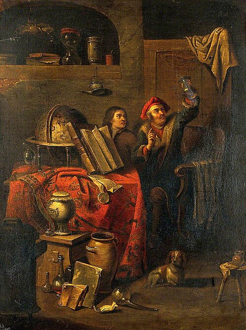 A Physician Examining a Urine Flask, , Philips Koninck