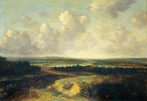 Landscape with Resting Traveller, 1665, Philips Koninck