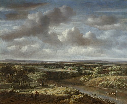 Paysage de rivière, 1676, Philips Koninck