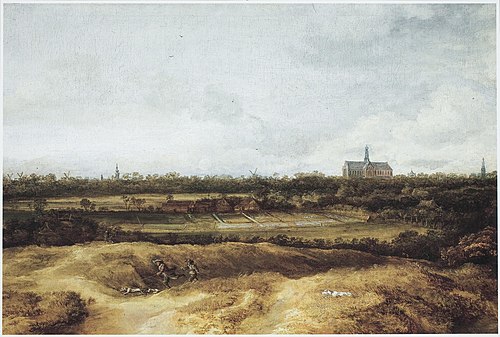 Bleaching fields near Haarlem, 1670, Philips Koninck