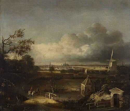view of The Hague, 1664, Philips Koninck