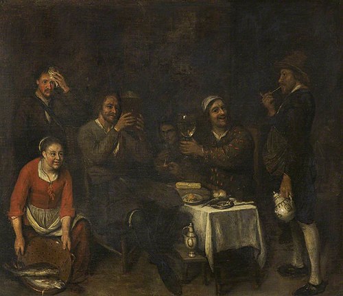Peasants at Table, 1663, Philips Koninck