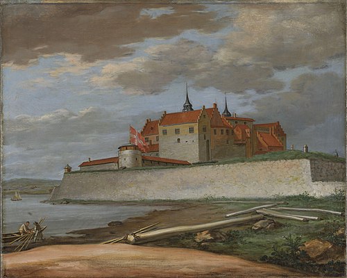 Akershus Fortress near Christiania/Oslo, 1699, Jacob Coning