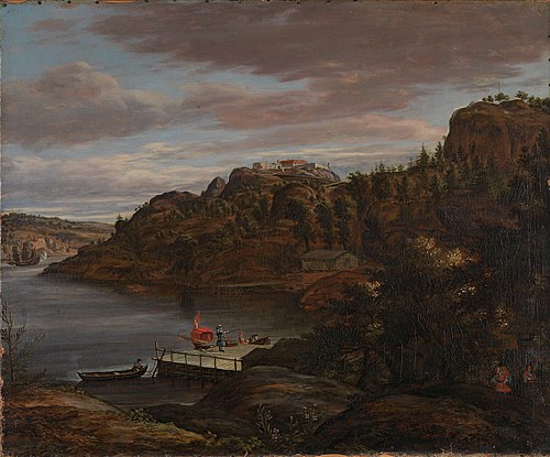 Sponvika by the Iddefjord, 1702, Jacob Coning