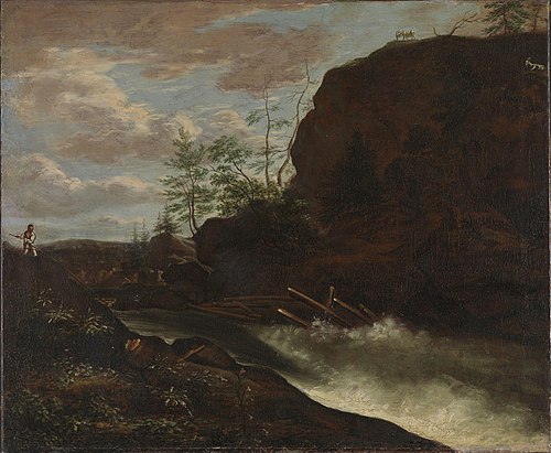 Krapfoss near Moss, 1699, Jacob Coning