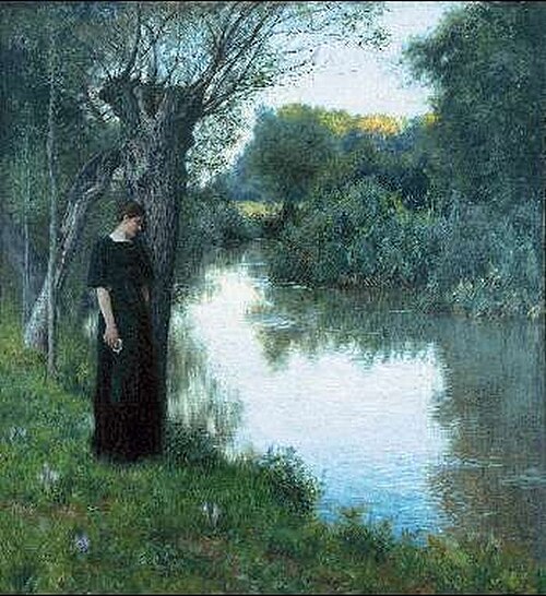Zasněná (Snění), 1898, Wilhelm Bernatzik