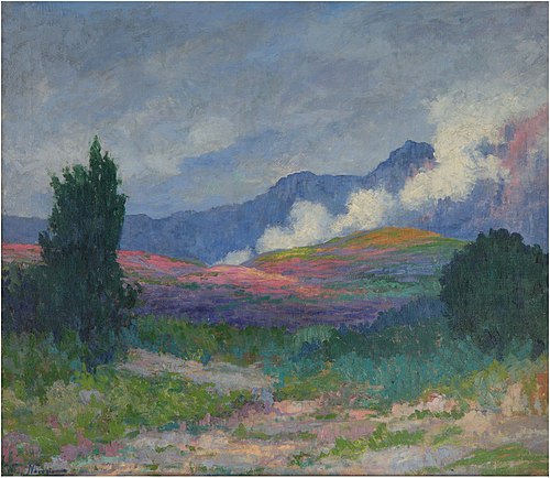 Nuages dans les montagnes, 1915, Walter de Navazio