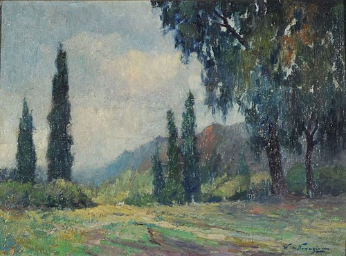 Paysage, 1850, Walter de Navazio