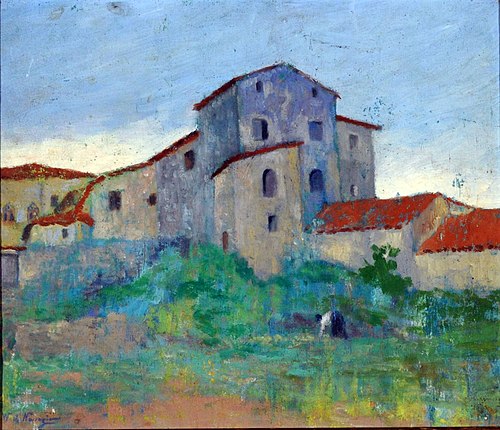 Landscape of Italy, 1850, Walter de Navazio