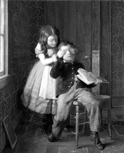 Who Is It?, 1863, Seymour Joseph Guy