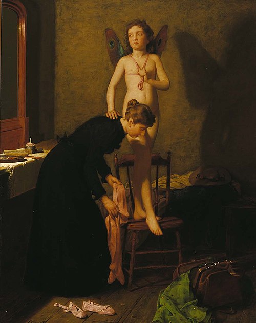 Dressing for the Rehearsal, 1890, Seymour Joseph Guy