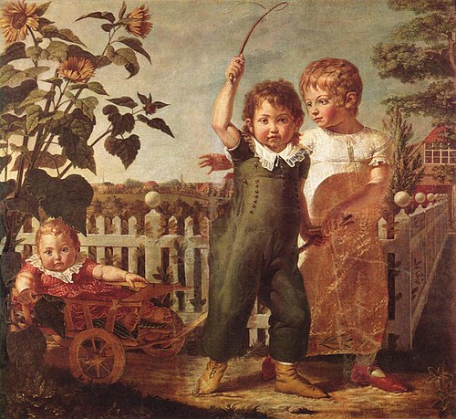 Les enfants Hülsenbeck, 1800, Philipp Otto Runge