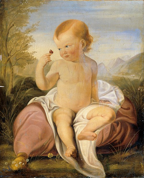 Kind mit Wickenblüte, , Philipp Otto Runge