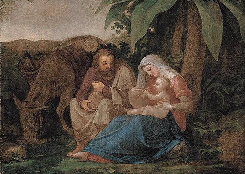 Le Repos pendant la fuite, 1799, Philipp Otto Runge