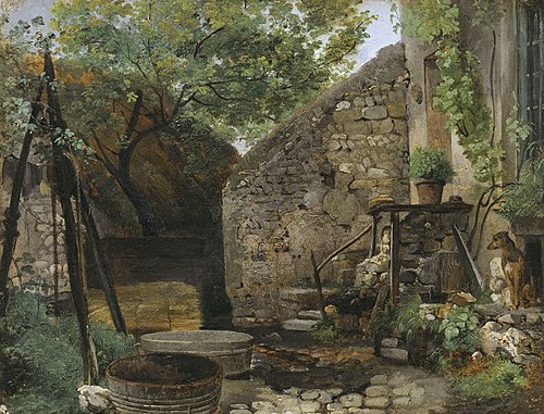 Cour de ferme, , Robert Léopold Leprince