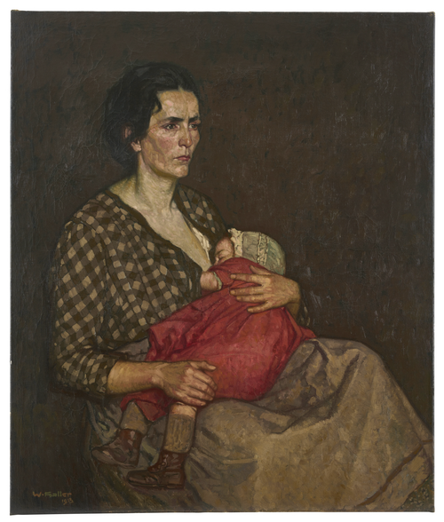 Mère et l'enfant, 1913, Wilhelm Haller